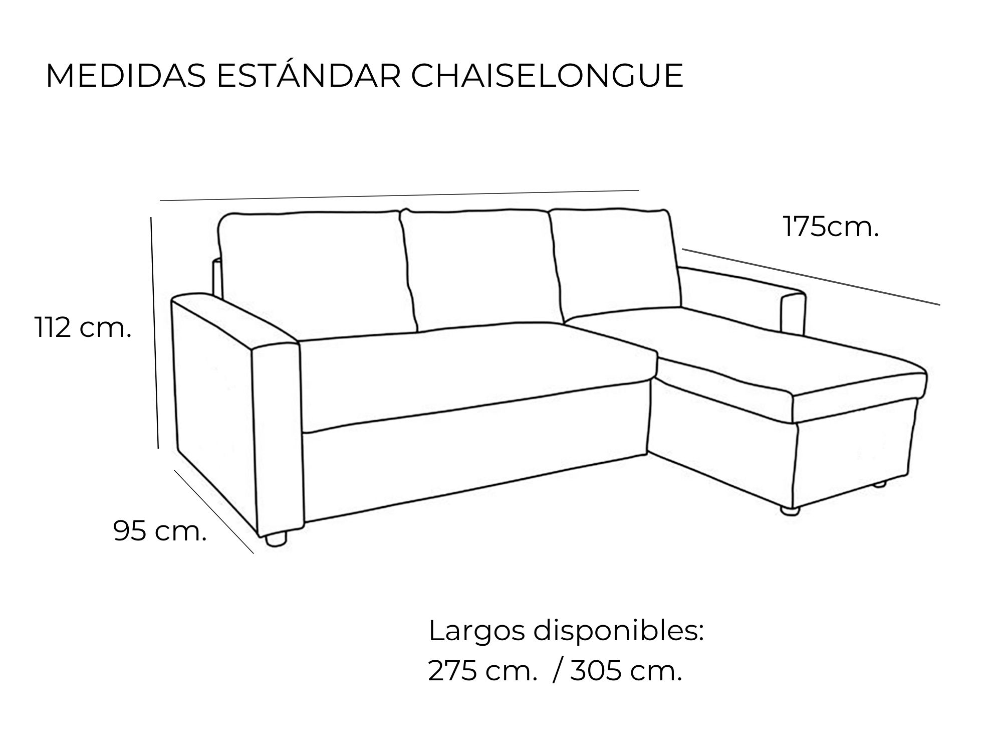 Sofá moderno de diseño Divani FEndy chaiselongue comprar online tienda